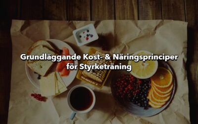 Grundläggande Kost- & Näringsprinciper för Styrketräning